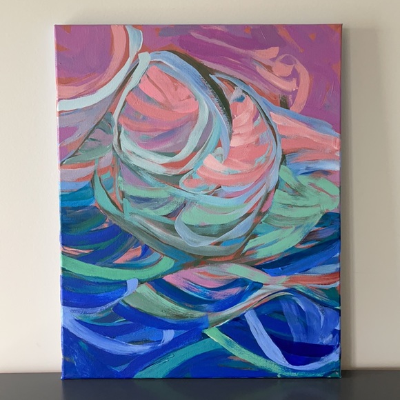 Original abstract painting on canvas - Picture 5 of 5